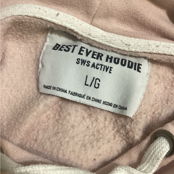 Best Ever Hoodie by SWS Active Women's Pullover Large Baby Pink - Picture 2 of 6